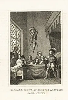 Treason Prints: Richard III accusing Elizabeth Jane Shore of conspiracy