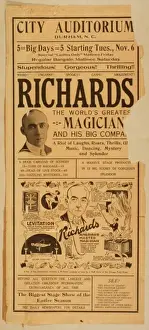 Entire Prints: Richards, the worlds greatest magician and his big company