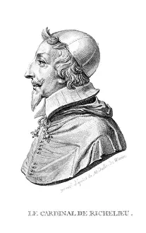 1585 Prints: Richelieu Profile