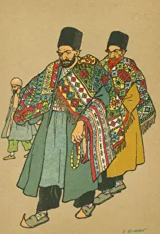 Two richly adorned Georgian Jews