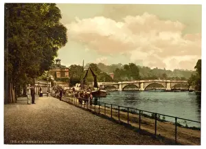 Richmond Prints: Richmond, the bridge, London and suburbs, England