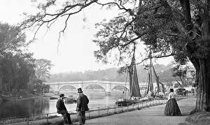 Richmond Bridge London Victorian period
