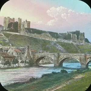 Abbeys Collection: Richmond Old Bridge and Castle, North Yorkshire