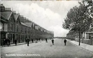 Terrace Prints: Richmond Terrace, Avonmouth, Bristol County