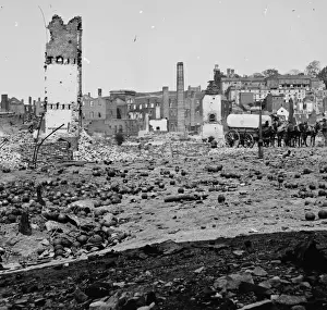 Scattered Prints: Richmond, Va. Grounds of the ruined Arsenal with scattered s