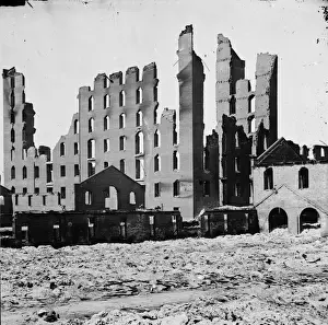 Richmond, Va. Ruined buildings in the burned district