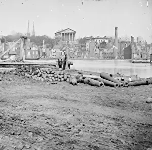 Burned Prints: Richmond, Va. View of the burned district and the Capitol ac
