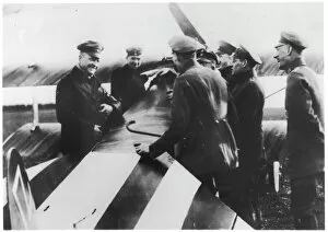 Aviator Collection: Richthofen and members of the Jagdstaffel
