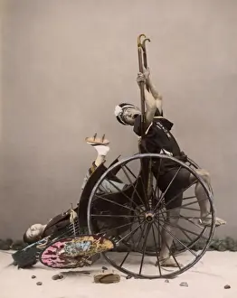 Rickshaw Prints: Rickshaw accident, Japan