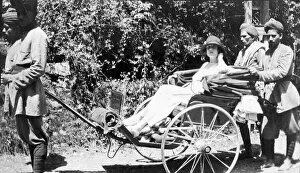Colonialism Collection: Rickshaw in India 1920S