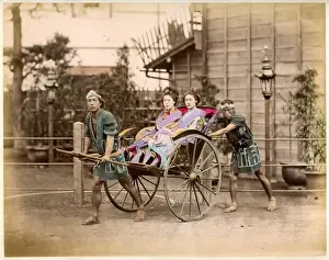 Rick Shaw Prints: Rickshaw in Japan
