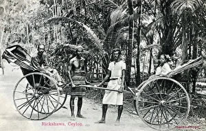 Rickshaw Collection: Rickshaws and Drivers, Sri Lanka