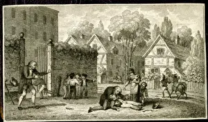Thrown Prints: Rider thrown from his horse