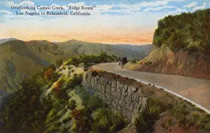Ridge Route between Los Angeles and Bakersfield, USA