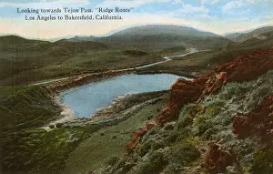 Ridge Route between Los Angeles and Bakersfield, USA