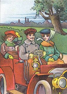 Images Dated 16th August 2019: Riding in a car