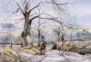 Riding in the English countryside