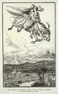 Enchanted Prints: Riding the Magic Horse
