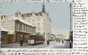 Tram Line Prints: Riga, Lativia - Alexanderstrasse