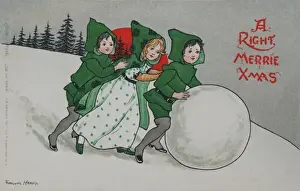 Capes Prints: A Right Merrie Xmas by Florence Hardy