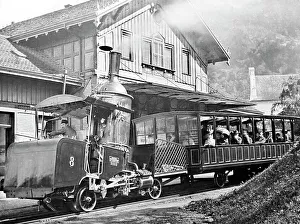 Bahn Prints: Rigi Railway, Switzerland, Victorian period