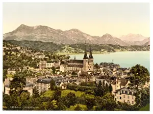 Rigi Prints: Rigi, seen from the Gutsch, Lucerne, Switzerland