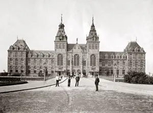 Rijksmuseum, Amsterdam, 1890s. Date: 1890s