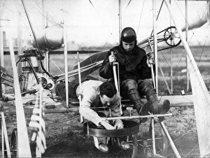 Riley E Scott preparing two 18lb bombs Riley E Scott preparing two 18lb bombs