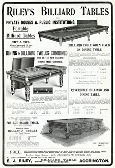Images Dated 23rd November 2020: Rileys Billiard Tables, available for private houses