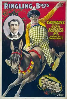 Thunderbolt Prints: Ringling Bros. - Crandall and his comic burlesque equestrian