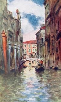 Menpes Gallery: Rio di San Marina - Venice, Italy