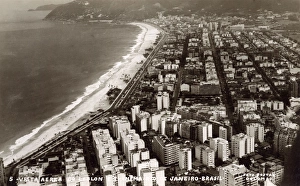 Neighbourhood Gallery: Rio de Janeiro, Brazil - Aerial view of Leblon and Ipanema
