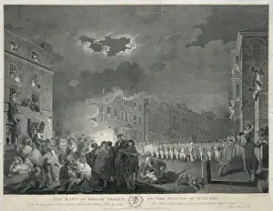 B Road Prints: The riot in Broad street, on the seventh of June 1780
