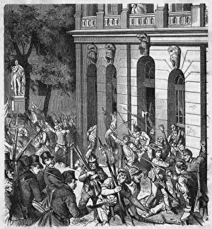 Rioting at Berlin - 2