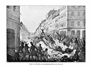 Images Dated 18th July 2017: RIOTS / BERLIN / 1848