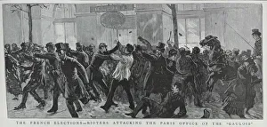 Riots at the French Elections, Paris