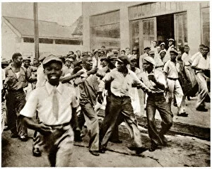 Images Dated 27th June 2019: Riots in Jamaica, 1938