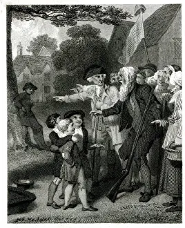 Rip Van Winkle drawn by R. Westall, R. A