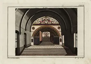 Cleves Prints: The Rittershaal or Knights Hall in Kleve castle