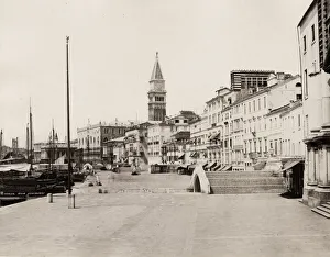 The Riva degli Schiavoni, Venice, Italy
