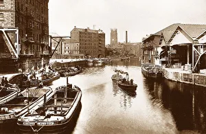 River Aire from Leeds Bridge Leeds