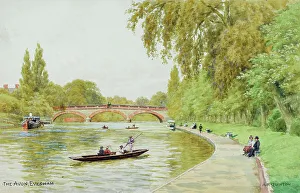 Punt Prints: River Avon at Evesham, Worcestershire