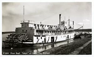 Riverboat Collection: River boat Yukon at Circle City, Alaska, USA