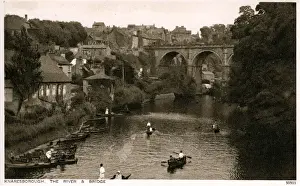 The River & Bridge, Knaresborough, Yorkshire