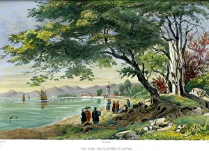 Vaillant Prints: River of Canton, China