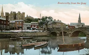 Wexford Prints: River & Castle, Enniscorthy, County Wexford