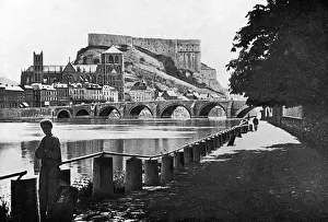 Citadel Prints: The river and citadel at Huy