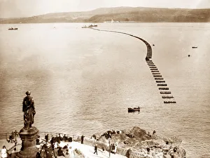 Boom Prints: River Clyde boom between Dunoon and the Clock