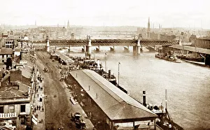 River Clyde, Glasgow from Sailors Home early 1900's