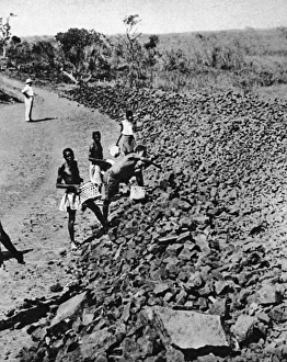 Forced Collection: River Dangu dam construction